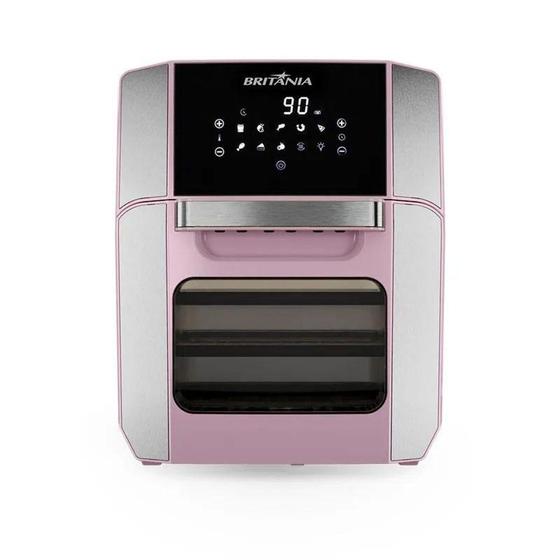 Imagem de Fritadeira Air Fryer Oven Britânia Rosa 12L 1800W 220V - BRITANIA