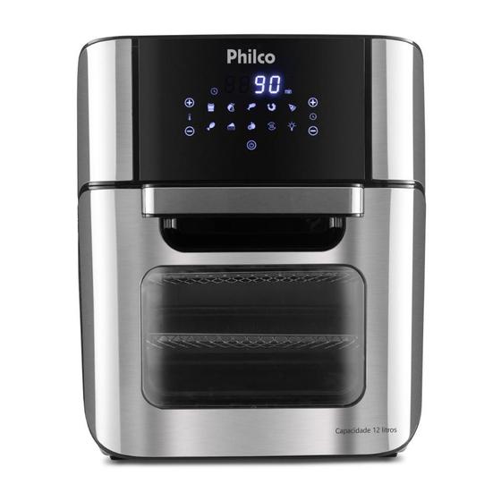 Imagem de Fritadeira Air Fryer Oven Philco 12 Litros 2 em 1 Air Fryer e forno 1800W Preto PFR2200P - 127V