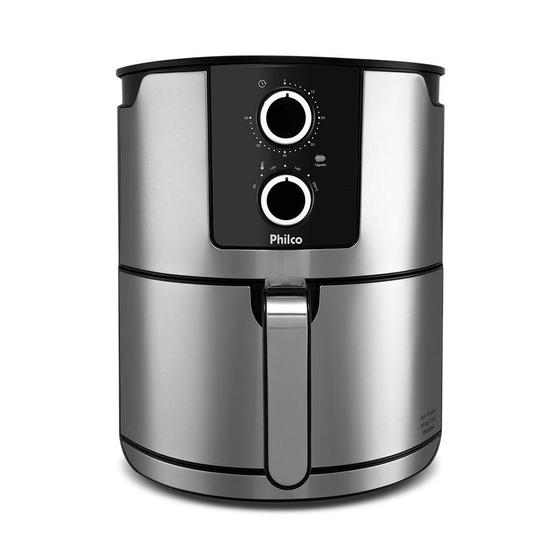 Imagem de Fritadeira Air Fryer Philco 6 Litros PFR67PI Preto com Inox 127V
