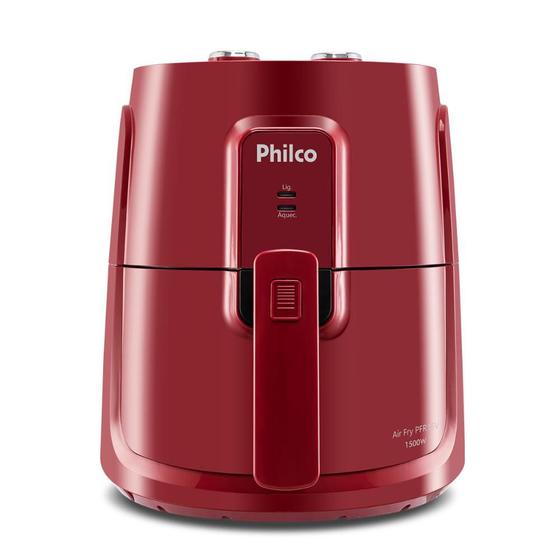 Imagem de Fritadeira Air Fryer Philco Air Flow 4 Litros 1500W Vermelho PFR15V - 220V