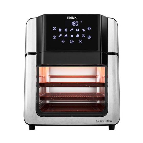 Imagem de Fritadeira Air Fryer Philco Oven PAF15A - 2000W, 15 Litros, Preto/Inox