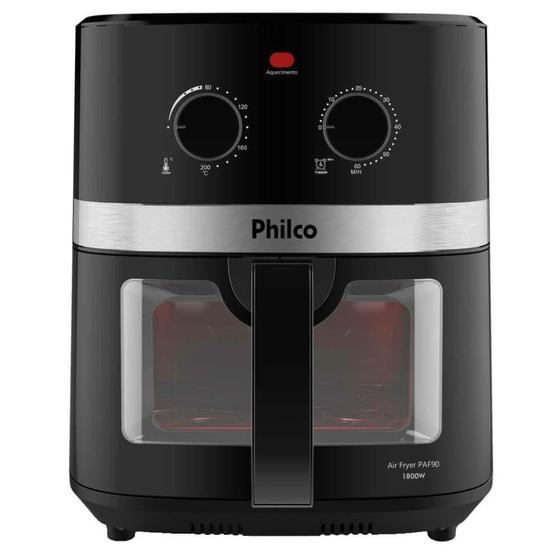 Imagem de Fritadeira Air Fryer Philco PAF90 9L 1800W Revestimento Redstone