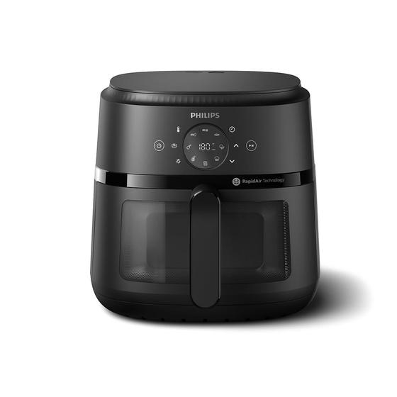 Imagem de Fritadeira Air Fryer Philips 2000 Series 6.2L, janela de cozinha 13 em 1 preta