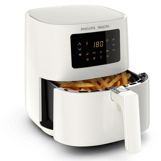 Fritadeira Airfryer Digital Série 3000 Philips Walita Branca 1400W RI9252 Fritadeira