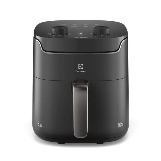 Fritadeira airfryer electrolux eaf40 efficient 5,6l 1400w grafite 220v Imagem de Fritadeira airfryer electrolux eaf40 efficient 5,6l 1400w grafite 220v