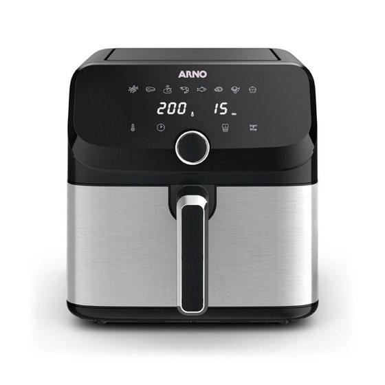 Imagem de Fritadeira Arno Air Fryer Mega Digital AFD7 1700W 7,5l Inox Inox E Preto 220V