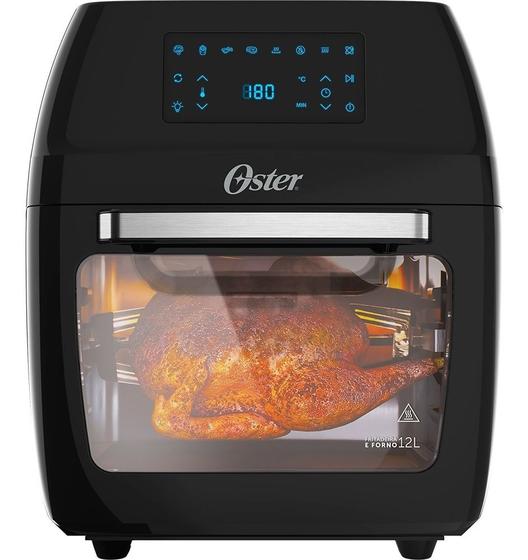 Imagem de Fritadeira e Forno Elétrico Air Fryer Oven Oster OFRT780 12L com Timer 3 em 1  1800w Voltagem 220V