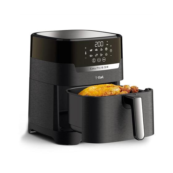 Imagem de Fritadeira e Grelha Air Fryer Digital T-Fal 4,4L - 2 em 1 - Preta