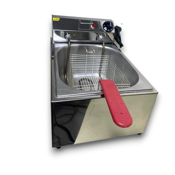 Imagem de Fritadeira Elétrica a Óleo de 7 Inox da Reipam 220V