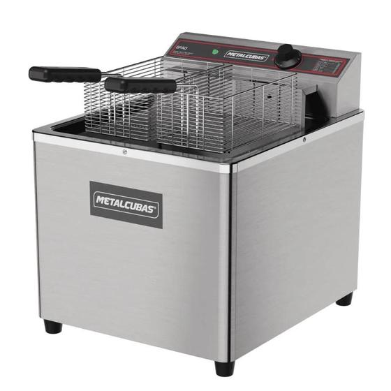 Imagem de Fritadeira Elétrica Água e Óleo 18 Litros de Mesa Metalcubas GFAO18M-5500W 220V