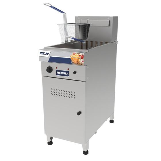 Imagem de Fritadeira Elétrica Água e Óleo Metvisa 30 Litros 12000W Trifásico 380V FIE30380T