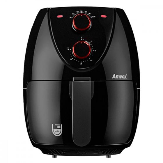 Imagem de Fritadeira Elétrica Air Fryer ARF 1205 Sem Óleo 4,5L Amvox Preto 1400W 220V - 000202110