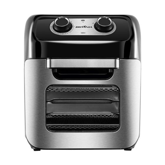 Fritadeira Elétrica Air Fryer Britânia Oven BFR2300P 12L Preta 220V