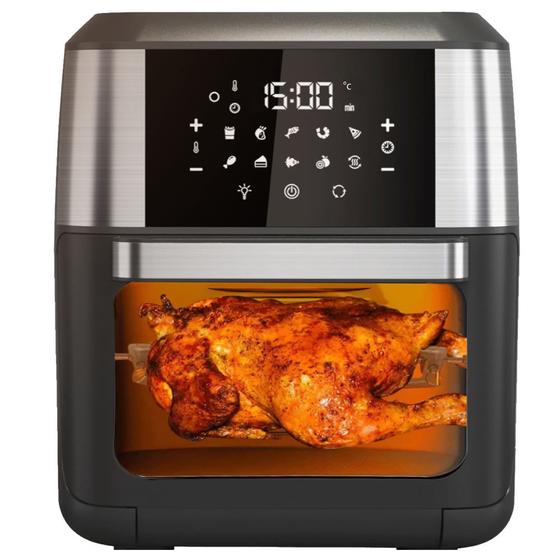 Fritadeira Eletrica Air Fryer Forno e Desidratador Oven Tronos 12 Litros 3 em 1 com Timer 127v Menor preço em Fritadeira Eletrica Air Fryer Forno e Desidratador Oven Tronos 12 Litros 3 em 1 com Timer 127v