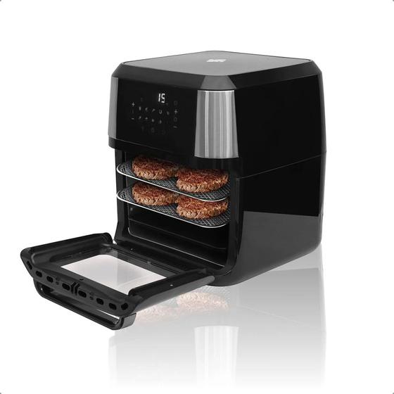 Imagem de Fritadeira Eletrica Air Fryer Forno e Desidratador Oven Tronos 12 Litros 3 em 1 com Timer 127v