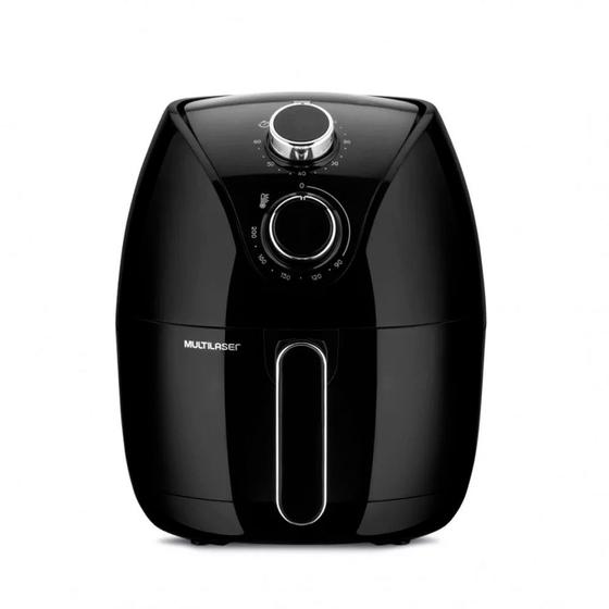 Fritadeira Elétrica Air Fryer Multilaser 4 Litros CE221 Preto 220v