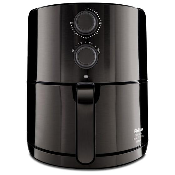 Fritadeira Elétrica Air Fryer Philco Pfr18Ti Titanium Inox 4,6L 220V