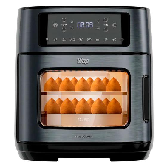 Fritadeira Elétrica Airfry Oven Black 2000w 12L 220v Wap Imagem de Fritadeira Elétrica Airfry Oven Black 2000w 12L 220v Wap