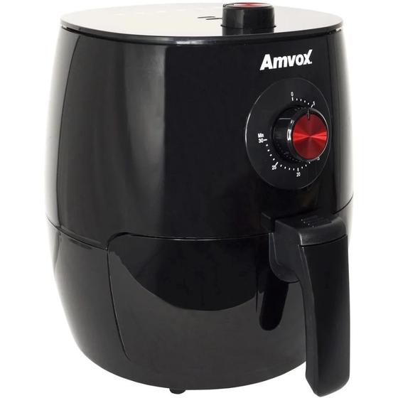 Imagem de Fritadeira Elétrica / Airfryer Amvox sem Óleo Arf 1201 Preto 3.5L 1270w 110v