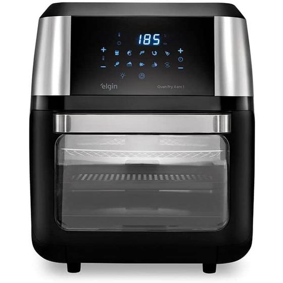 Fritadeira Eletrica Airfryer Elgin Oven Fry 4 em 1 12L 1800W - 110v Menor preço em Fritadeira Eletrica Airfryer Elgin Oven Fry 4 em 1 12L 1800W - 110v