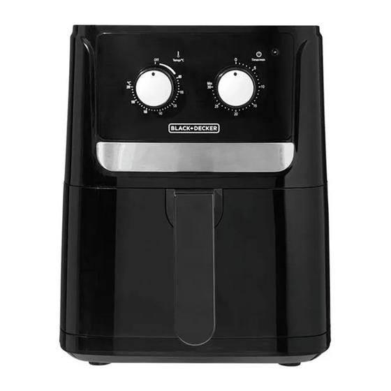 Fritadeira Elétrica Airfryer Tamanho Médio Black+Decker AFM4B2 220V 1400W Menor preço em Fritadeira Elétrica Airfryer Tamanho Médio Black+Decker AFM4B2 220V 1400W