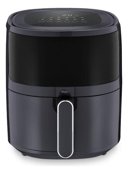Fritadeira Elétrica Airfryer Visio Fry Elgin 5L Preta 1700W Imagem de Fritadeira Elétrica Airfryer Visio Fry Elgin 5L Preta 1700W