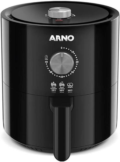 Imagem de Fritadeira Elétrica Arno AirFry Ultra 4,2L 1620W com Sistema Hot Air 110 Volts Preto