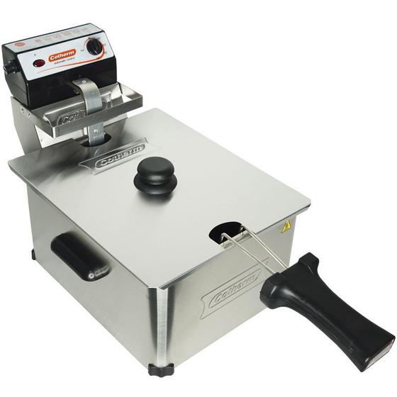 Imagem de Fritadeira Elétrica com Óleo 5 Litros Industrial Profissional 220V Cotherm 2272 2500W Inox