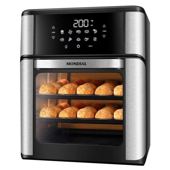 Fritadeira Elétrica Forno Oven 12L Mondial AFO-12L-BI 110V Menor preço em Fritadeira Elétrica Forno Oven 12L Mondial AFO-12L-BI 110V