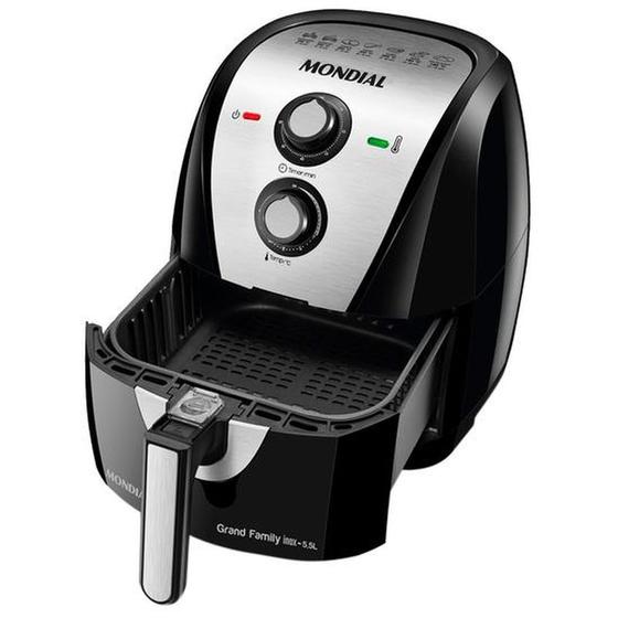 Imagem de Fritadeira Elétrica Mondial Grand Family 5.5L 1900W 220V - Preta