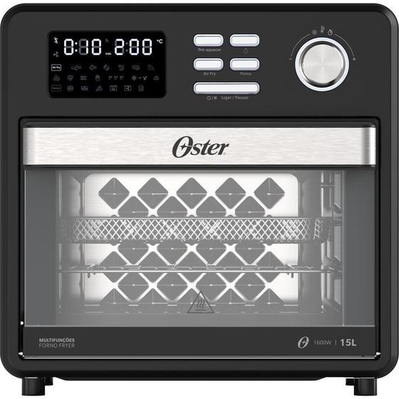 Fritadeira Elétrica Oster Forno Fryer 15L Multifunções Compact 220V OFOR160 Menor preço em Fritadeira Elétrica Oster Forno Fryer 15L Multifunções Compact 220V OFOR160