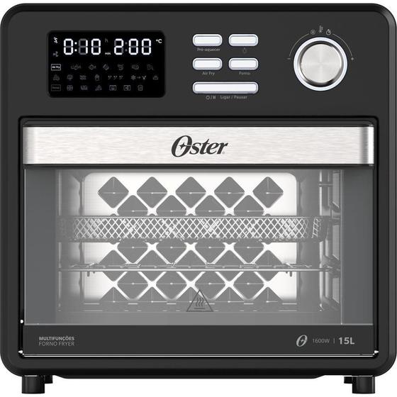 Imagem de Fritadeira Elétrica Oster Forno Fryer 15L Multifunções Compact 220V OFOR160