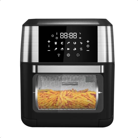 Fritadeira elétrica Oven fry sem óleo Aairfryer oven 3 em 1 RC02 12 litros 1700W Touch preto 127V é boa?