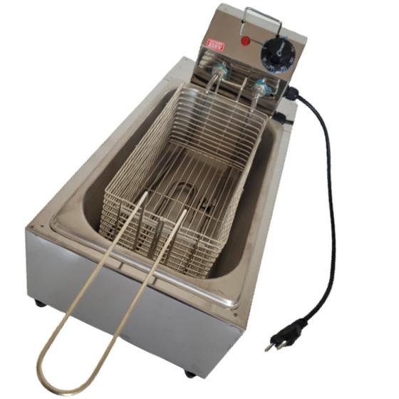 Imagem de Fritadeira Elétrica Quadrada 3,5L Inox 220V Chalotte One