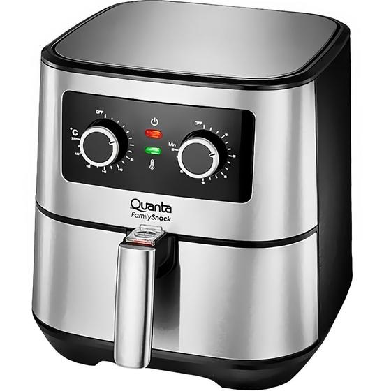 Imagem de Fritadeira Eletrica Quanta QTAF500 110V - Preto/Prata 5.5L