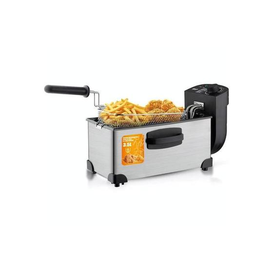 Imagem de Fritadeira Elétrica Raf R.5219 - Potência 2000W - Capacidade 3.5L - 220V - Cor Prata