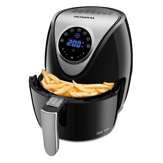 Imagem de Fritadeira Elétrica Sem Óleo Air Fryer 3,5L Mondial Painel Digital 110V