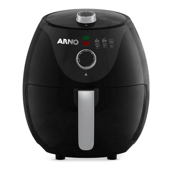 Imagem de Fritadeira Elétrica sem Óleo/Air Fryer Arno - Preta com Timer 3,2L - 110v