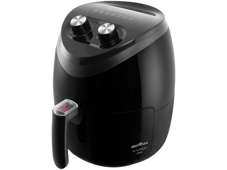 Fritadeira Elétrica sem ÓleoAir Fryer Britânia - BFR25P Preta 3,5L com Timer