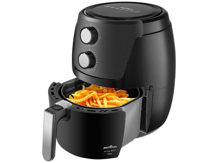 Imagem de Fritadeira Elétrica sem Óleo/Air Fryer Britânia BFR37 Preta com Timer 4,2L