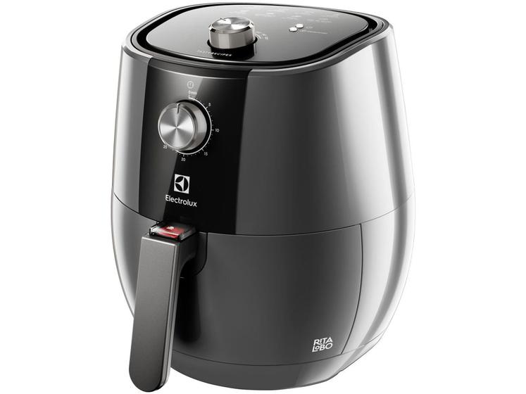 Imagem de Fritadeira Elétrica sem Óleo/Air Fryer Electrolux - Efficient por Rita Lobo EAF Grafite 4L com Timer