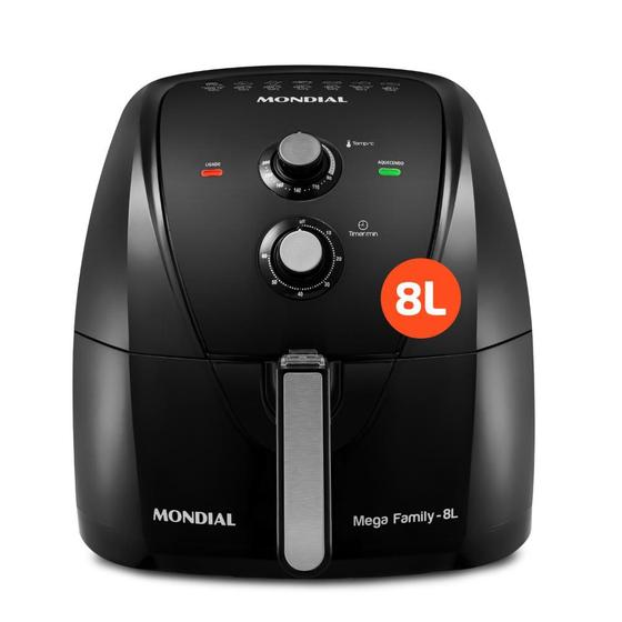 Imagem de Fritadeira Elétrica Sem Óleo Air Fryer Mondial AFN-80-FB 8L 1900w 220v Preto