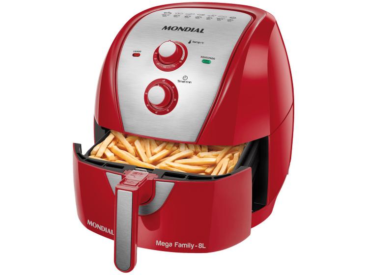 Fritadeira Elétrica sem Óleo/Air Fryer Mondial AFN80RI Vermelha com