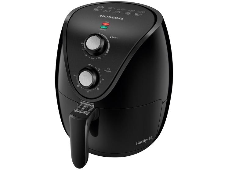 Fritadeira Elétrica sem Óleo/Air Fryer Mondial Family AF35BF Preta