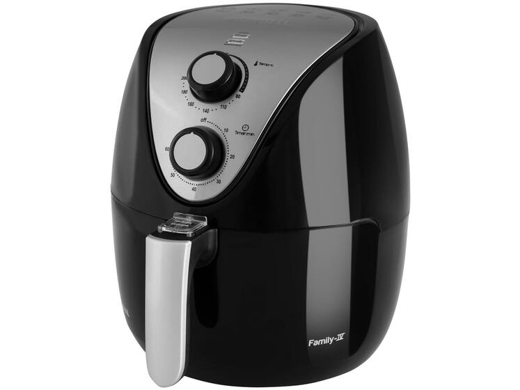 Fritadeira Elétrica sem ÓleoAir Fryer Mondial - Family IV AF-30-I Preta 3,5L com Timer