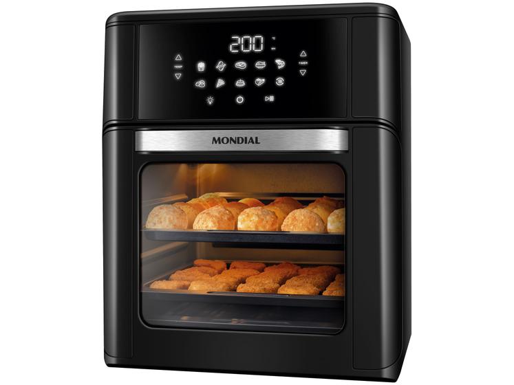 Fritadeira Elétrica sem Óleo/Air Fryer Mondial Forno Oven AFON-12L-FB Preta 12L Menor preço em Fritadeira Elétrica sem Óleo/Air Fryer Mondial Forno Oven AFON-12L-FB Preta 12L