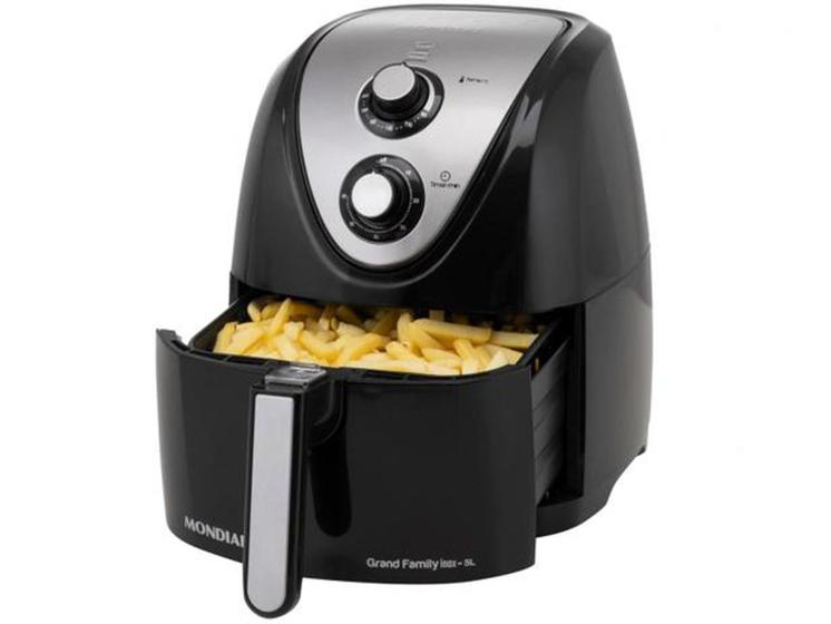 Fritadeira Elétrica sem Óleo/Air Fryer Mondial Grand Family Inox AFN