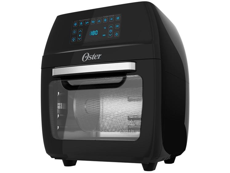 Fritadeira Elétrica sem Óleo/Air Fryer Oster Oven Preta com Forno