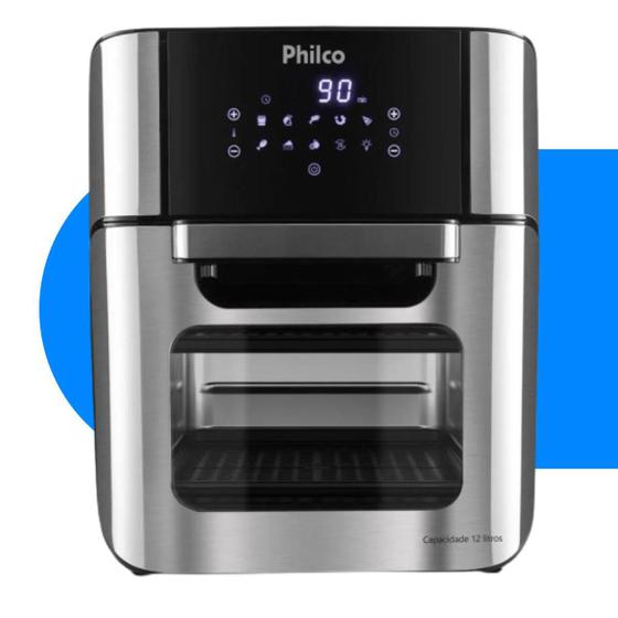 Imagem de Fritadeira Elétrica sem Óleo Air Fryer Oven Philco 12 Litros PFR2200 Preta 127V