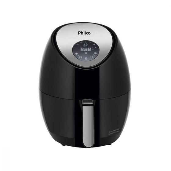 Fritadeira Elétrica Sem Óleo Air Fryer Philco Digital Inox 3,2L Menor preço em Fritadeira Elétrica Sem Óleo Air Fryer Philco Digital Inox 3,2L